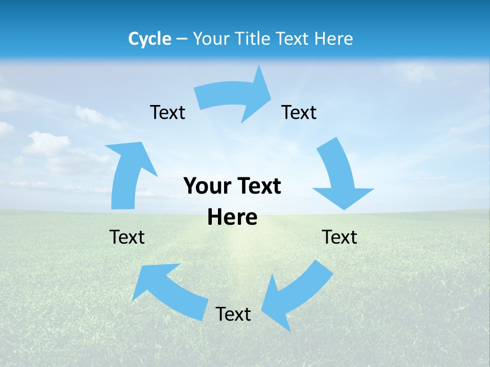 Outdoor Sky Land PowerPoint Template