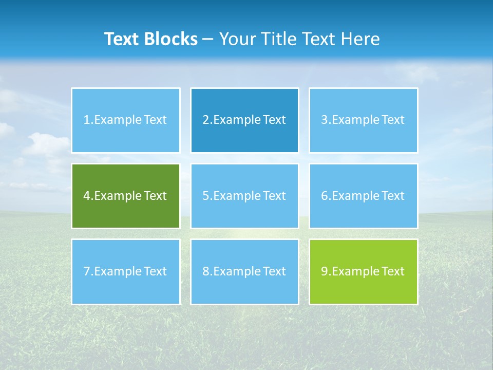 Outdoor Sky Land PowerPoint Template