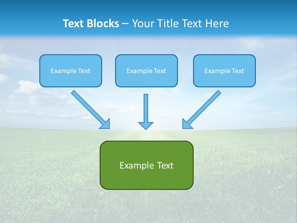 Outdoor Sky Land PowerPoint Template