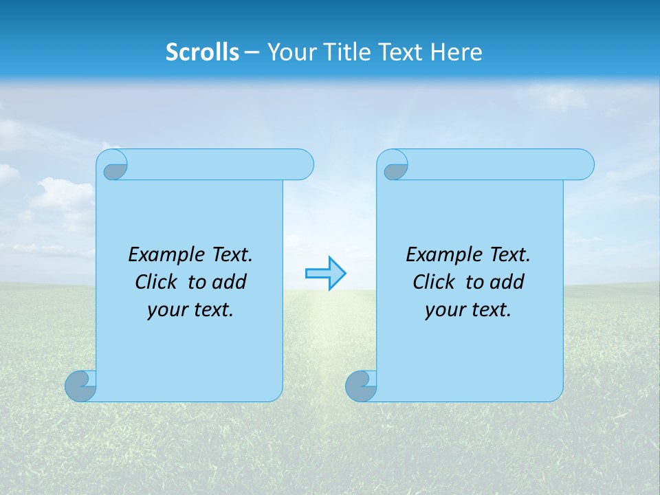 Outdoor Sky Land PowerPoint Template