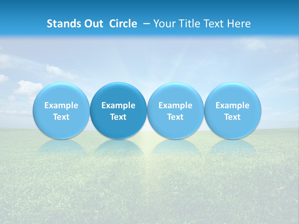 Outdoor Sky Land PowerPoint Template