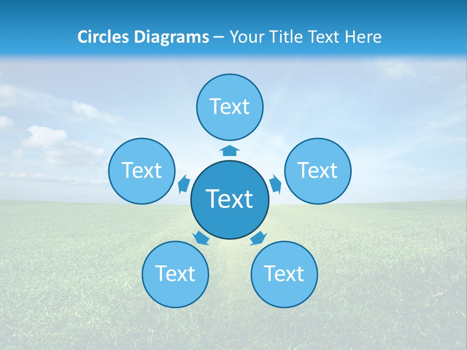 Outdoor Sky Land PowerPoint Template