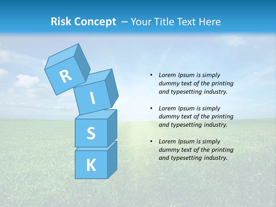 Outdoor Sky Land PowerPoint Template