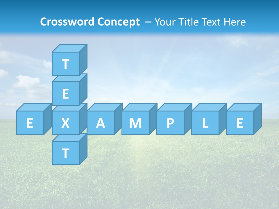 Outdoor Sky Land PowerPoint Template