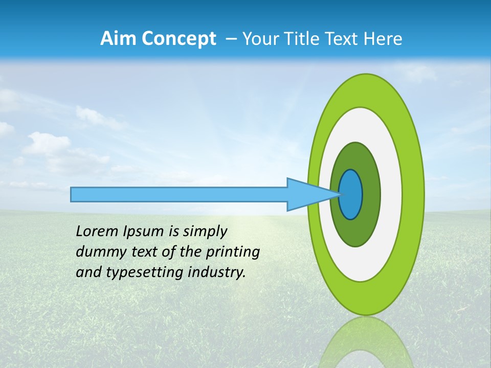 Outdoor Sky Land PowerPoint Template