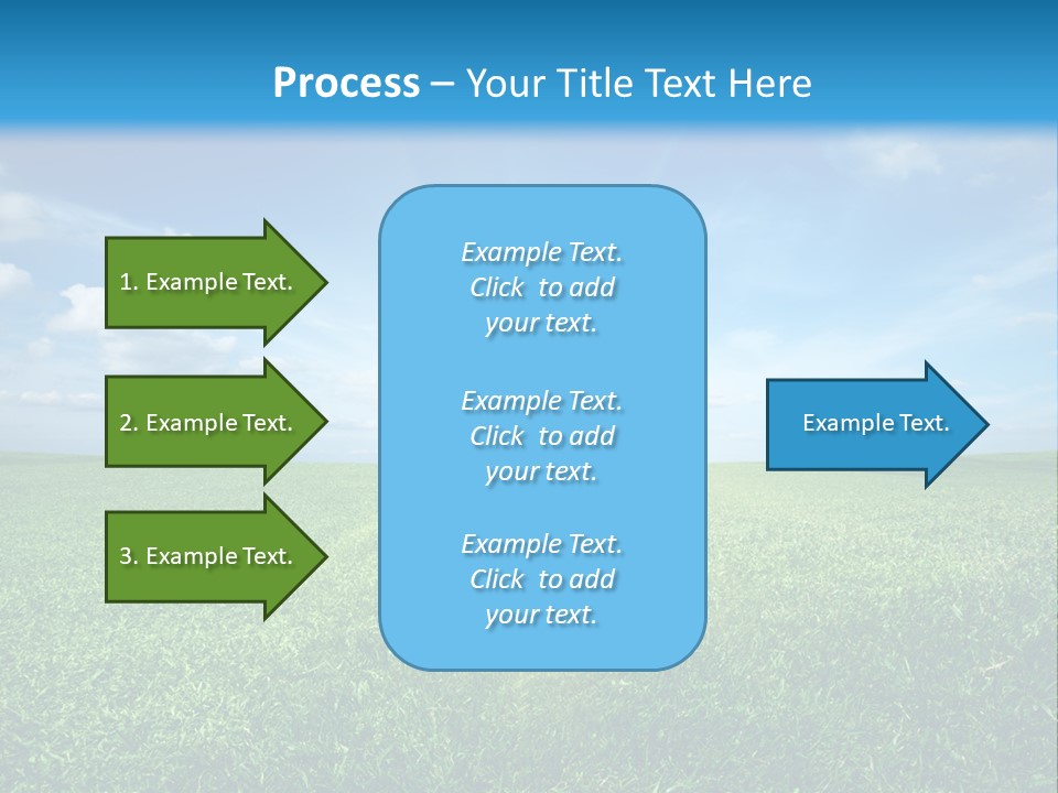 Outdoor Sky Land PowerPoint Template