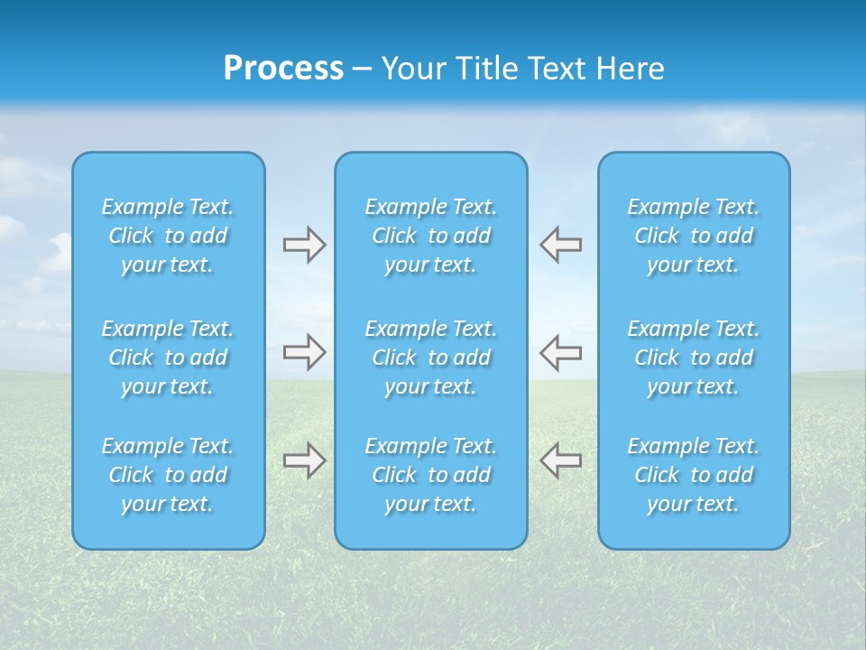 Outdoor Sky Land PowerPoint Template