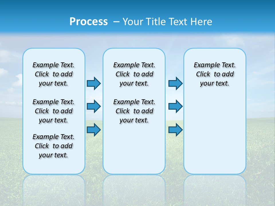 Outdoor Sky Land PowerPoint Template