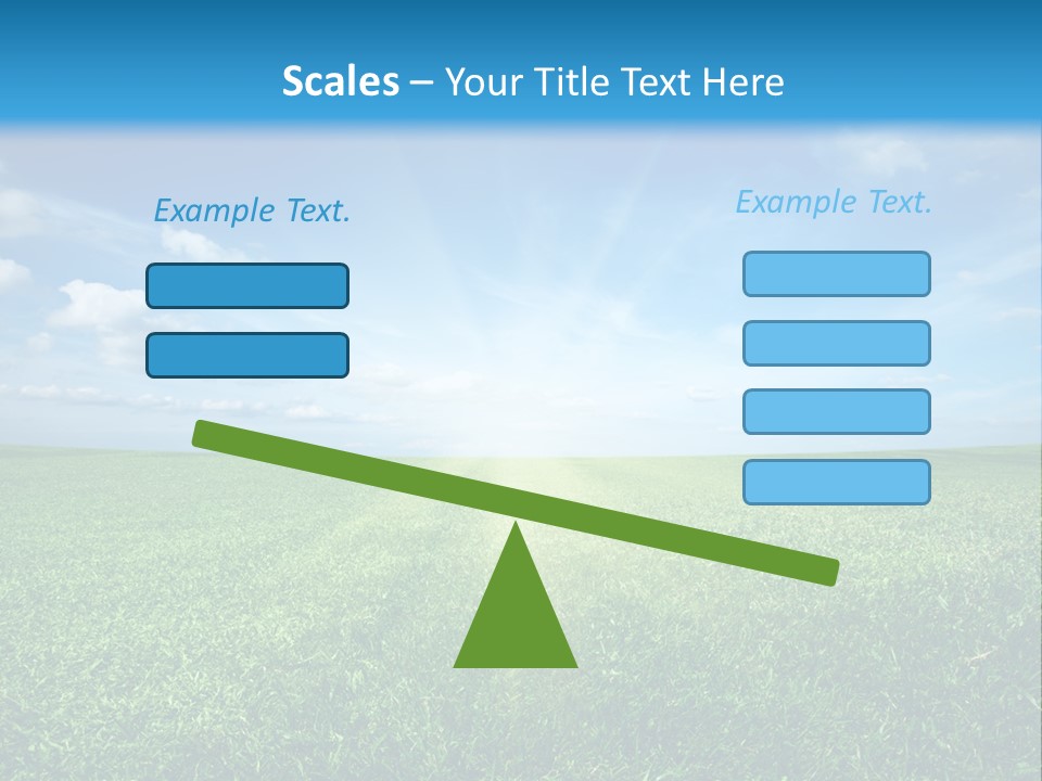 Outdoor Sky Land PowerPoint Template