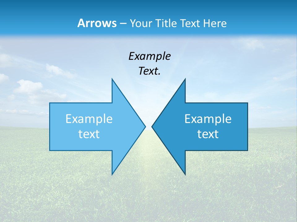 Outdoor Sky Land PowerPoint Template