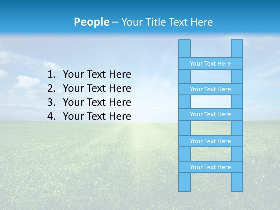 Outdoor Sky Land PowerPoint Template