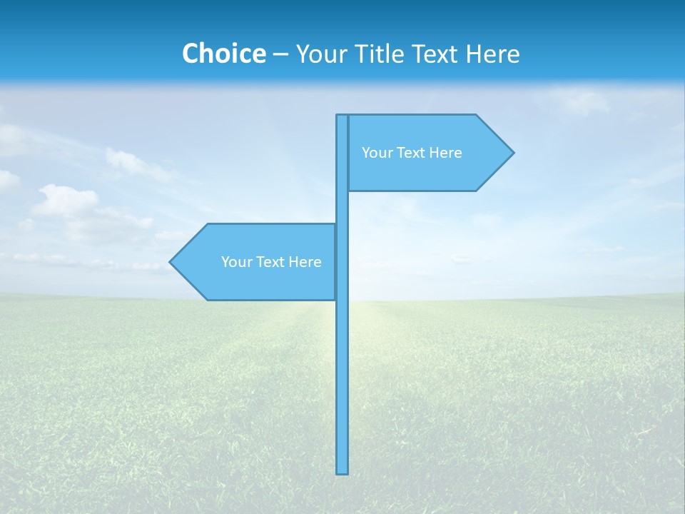 Outdoor Sky Land PowerPoint Template