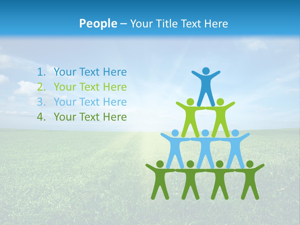 Outdoor Sky Land PowerPoint Template