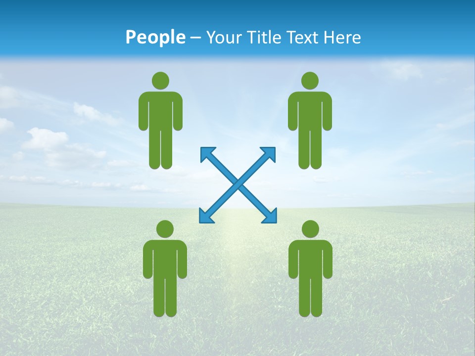 Outdoor Sky Land PowerPoint Template