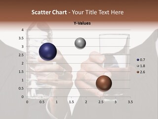 Glassware Businessman People PowerPoint Template