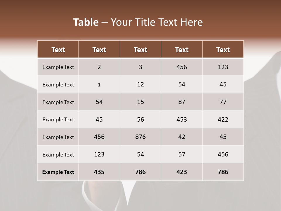 Glassware Businessman People PowerPoint Template
