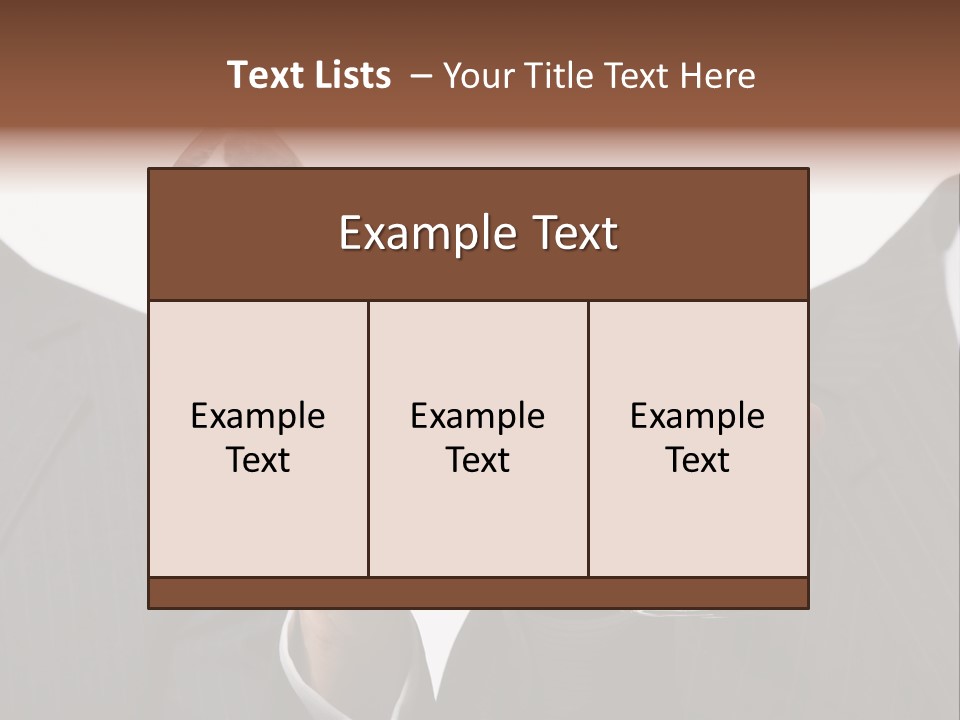 Glassware Businessman People PowerPoint Template