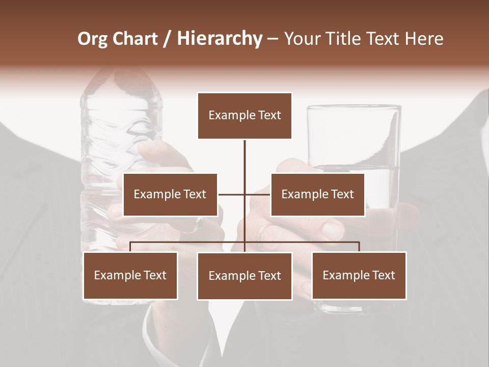 Glassware Businessman People PowerPoint Template
