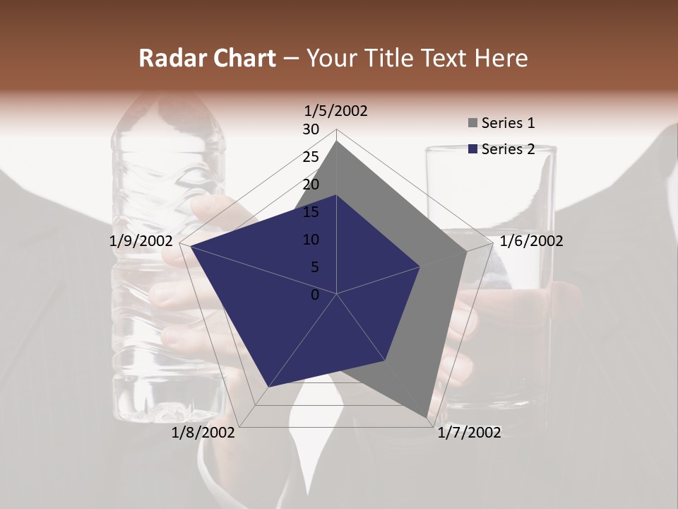 Glassware Businessman People PowerPoint Template