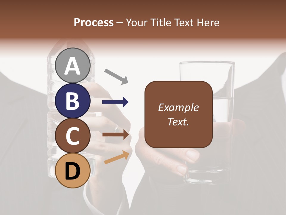 Glassware Businessman People PowerPoint Template