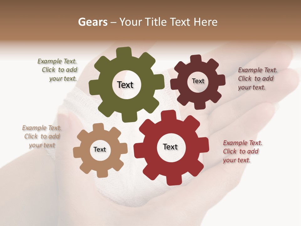 Medicine Sanitary Limb PowerPoint Template