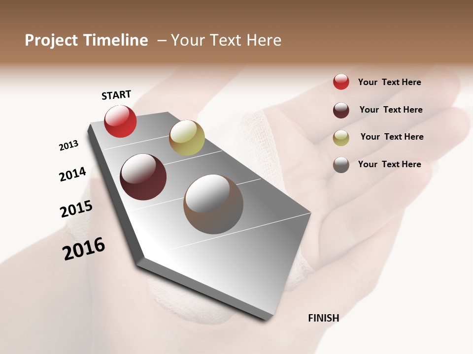 Medicine Sanitary Limb PowerPoint Template