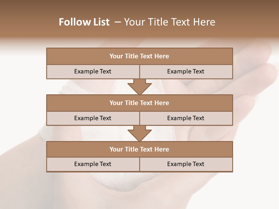 Medicine Sanitary Limb PowerPoint Template