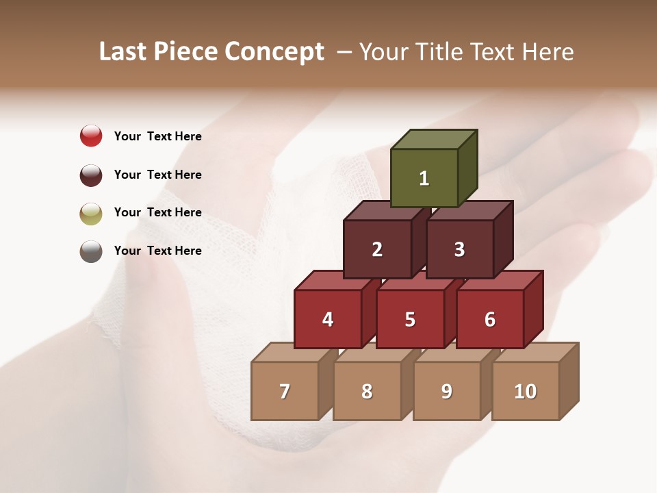Medicine Sanitary Limb PowerPoint Template