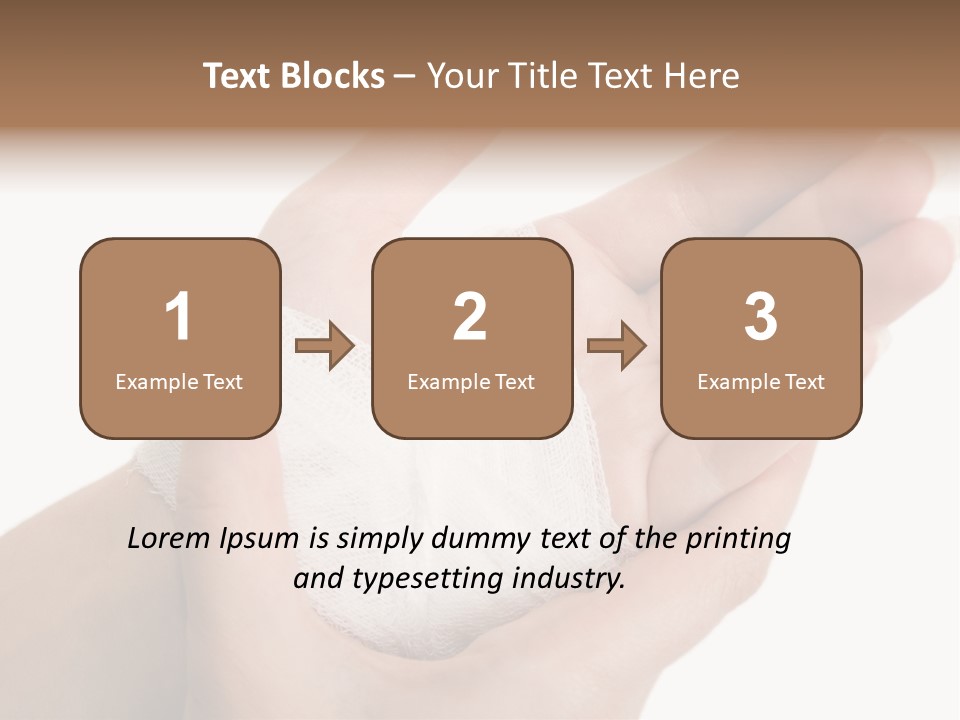 Medicine Sanitary Limb PowerPoint Template