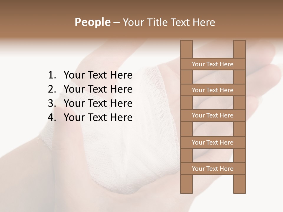 Medicine Sanitary Limb PowerPoint Template
