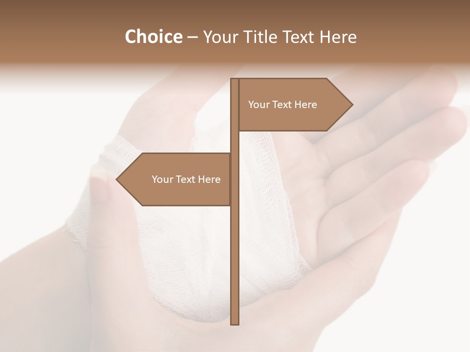 Medicine Sanitary Limb PowerPoint Template