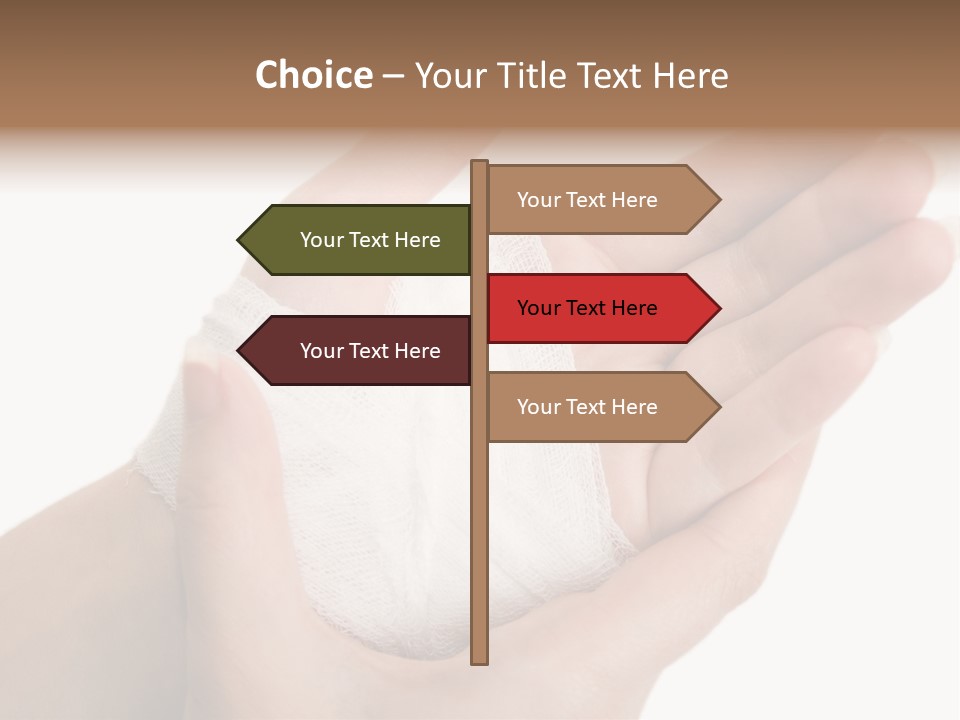 Medicine Sanitary Limb PowerPoint Template