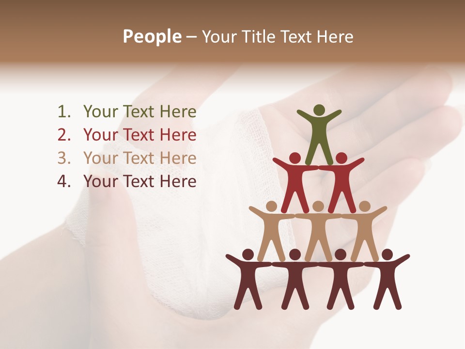 Medicine Sanitary Limb PowerPoint Template