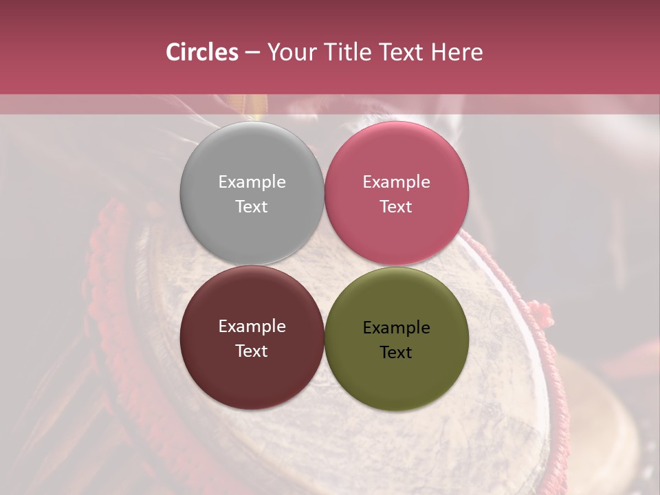 Rhythm Ceremony Drum PowerPoint Template