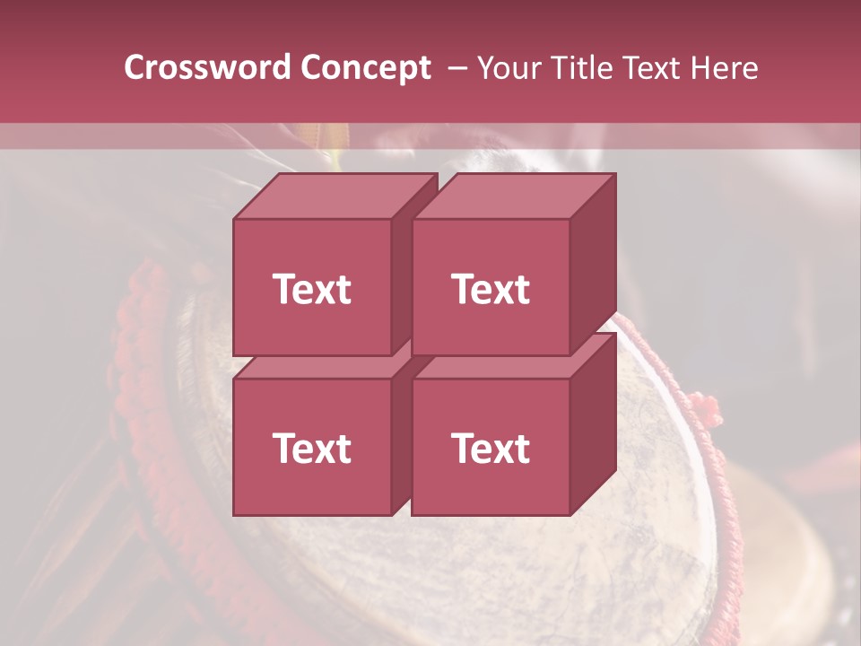 Rhythm Ceremony Drum PowerPoint Template