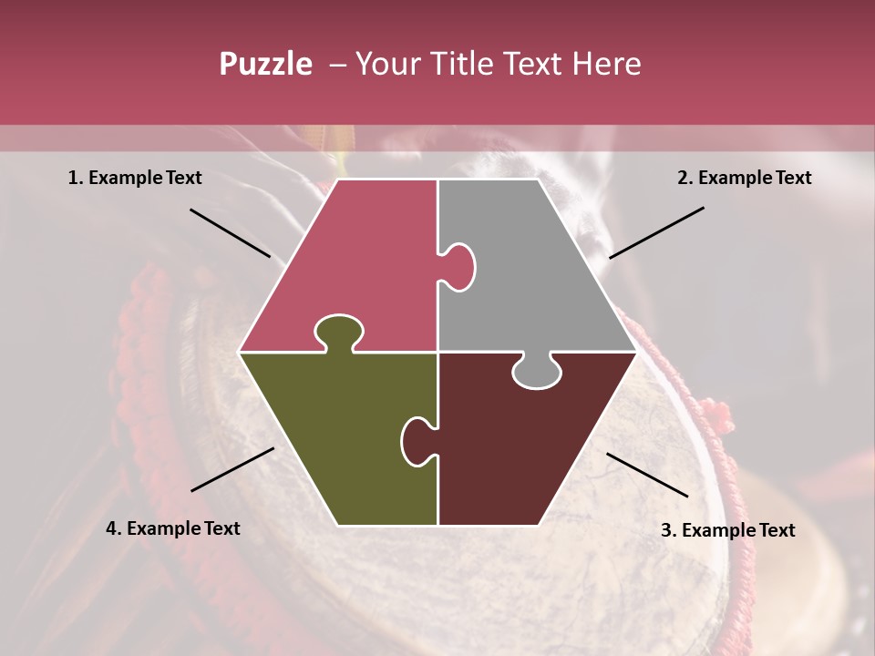 Rhythm Ceremony Drum PowerPoint Template