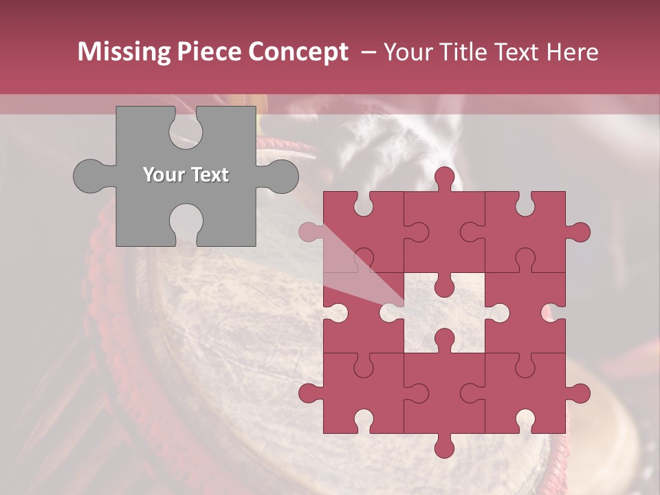 Rhythm Ceremony Drum PowerPoint Template