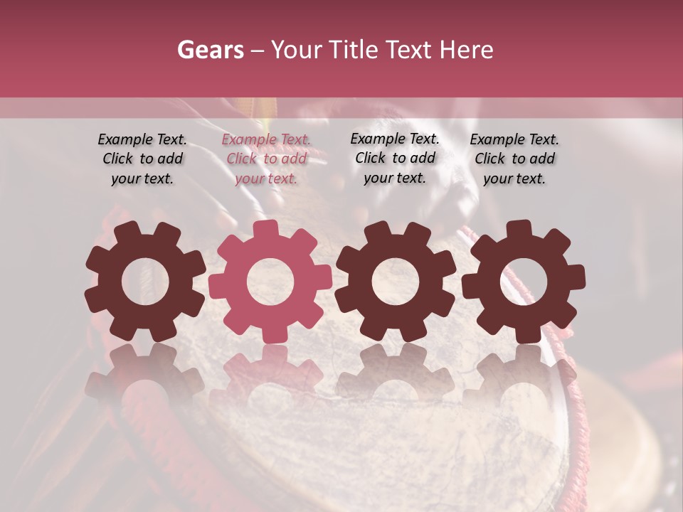 Rhythm Ceremony Drum PowerPoint Template