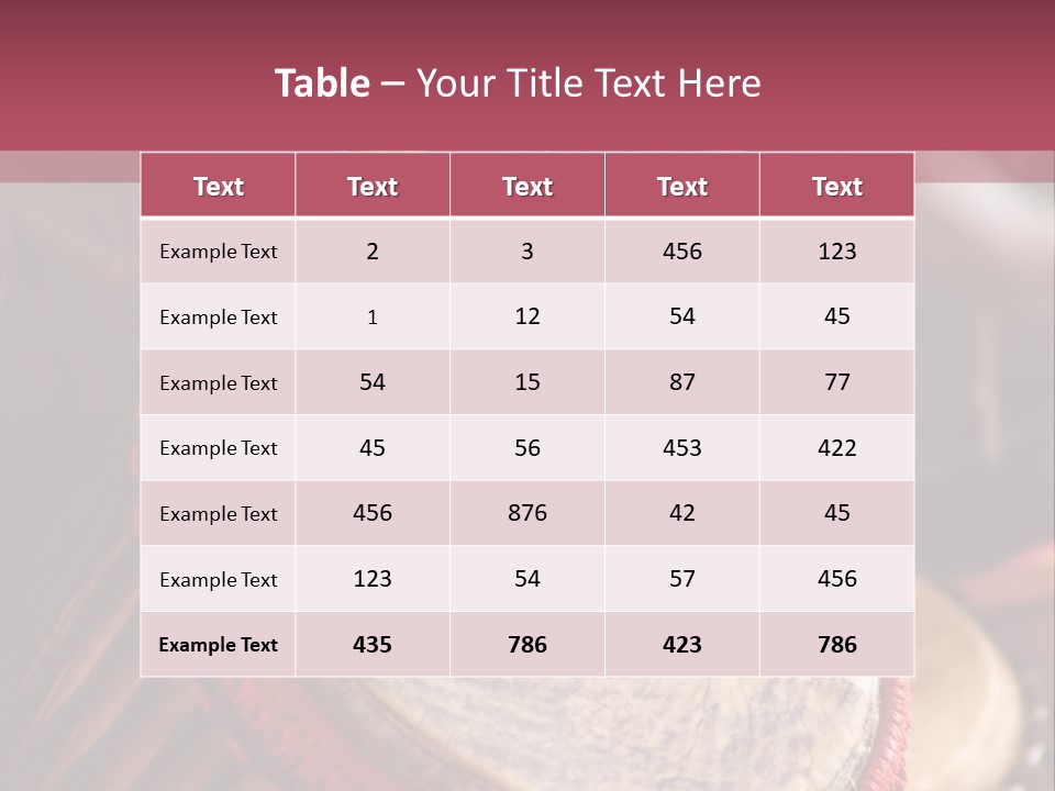 Rhythm Ceremony Drum PowerPoint Template