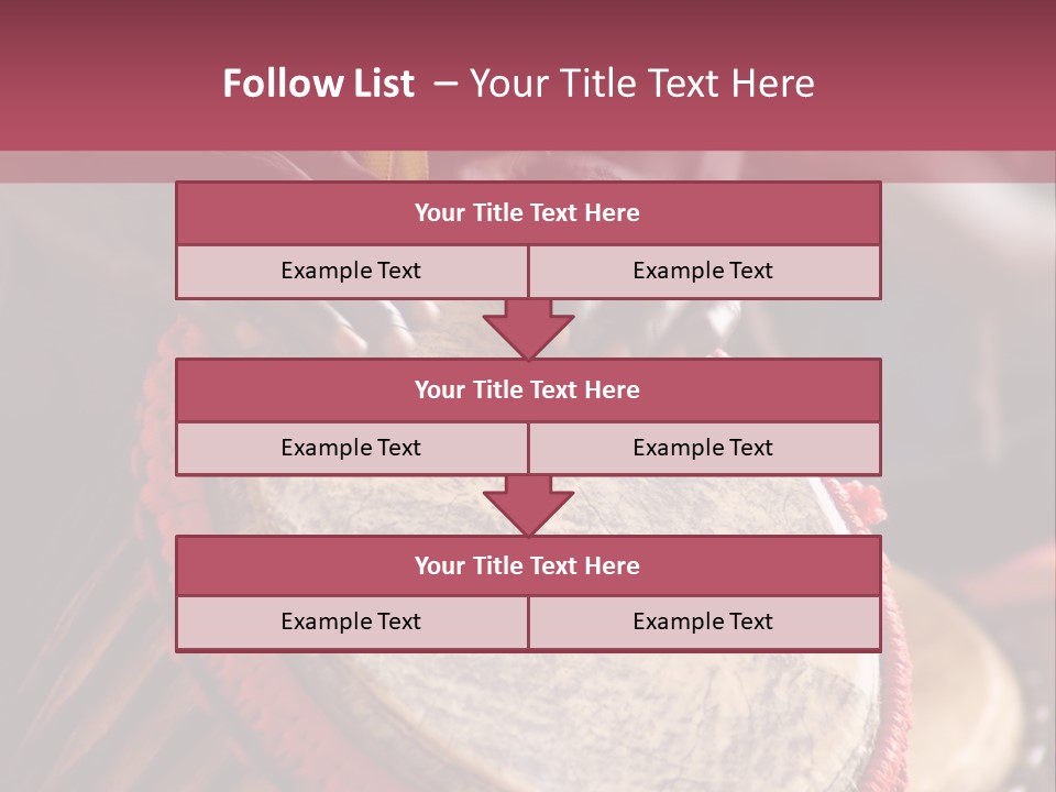 Rhythm Ceremony Drum PowerPoint Template