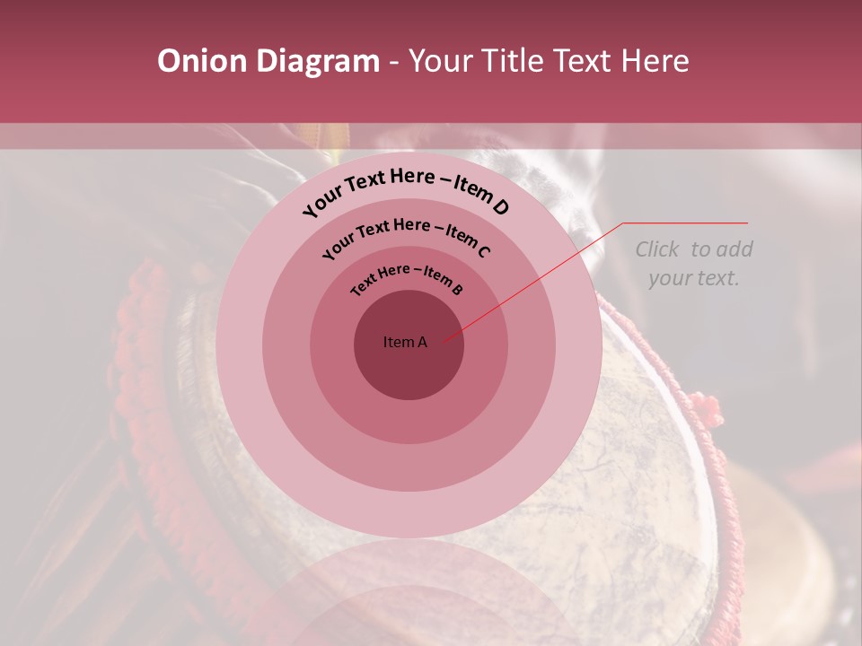 Rhythm Ceremony Drum PowerPoint Template