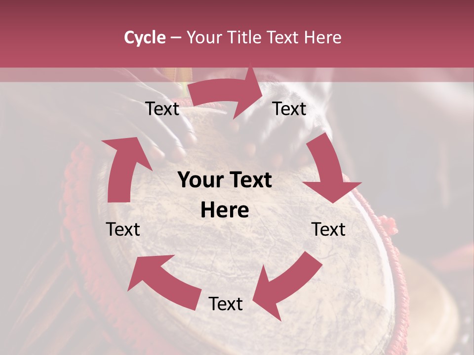 Rhythm Ceremony Drum PowerPoint Template