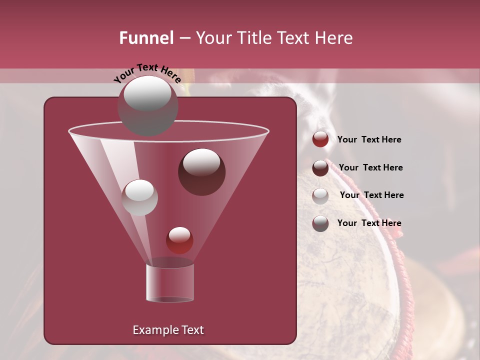 Rhythm Ceremony Drum PowerPoint Template