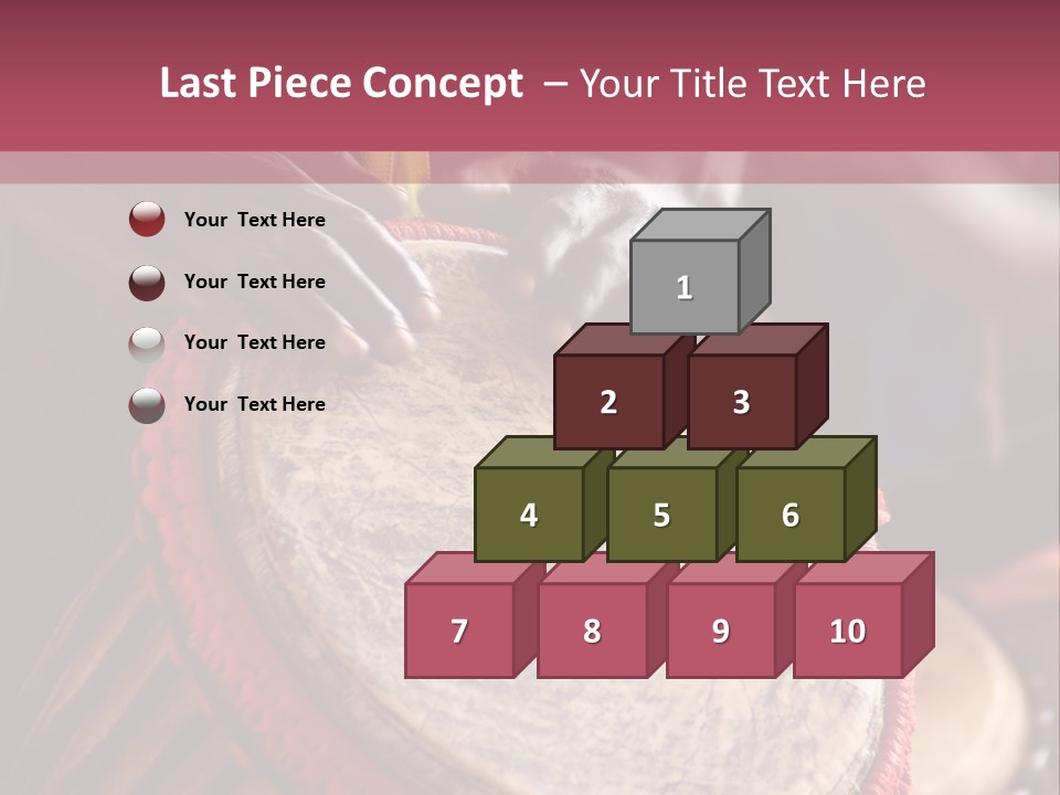 Rhythm Ceremony Drum PowerPoint Template