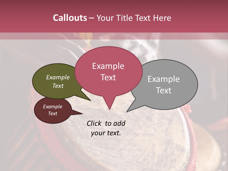Rhythm Ceremony Drum PowerPoint Template