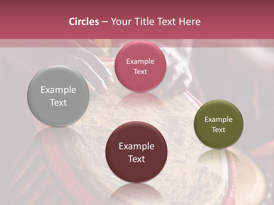 Rhythm Ceremony Drum PowerPoint Template