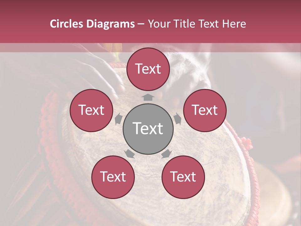 Rhythm Ceremony Drum PowerPoint Template