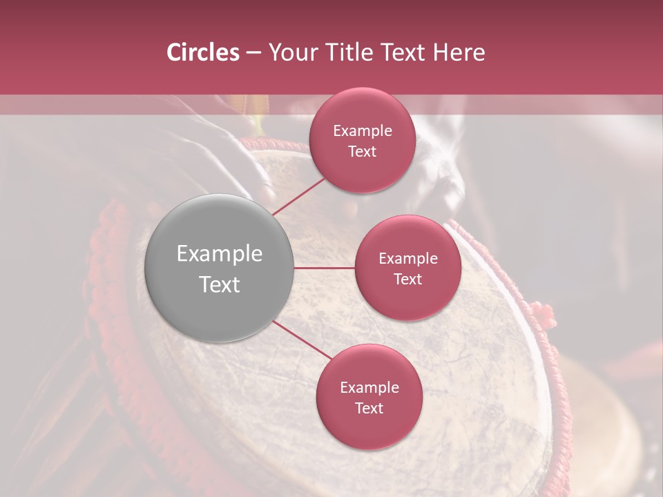 Rhythm Ceremony Drum PowerPoint Template