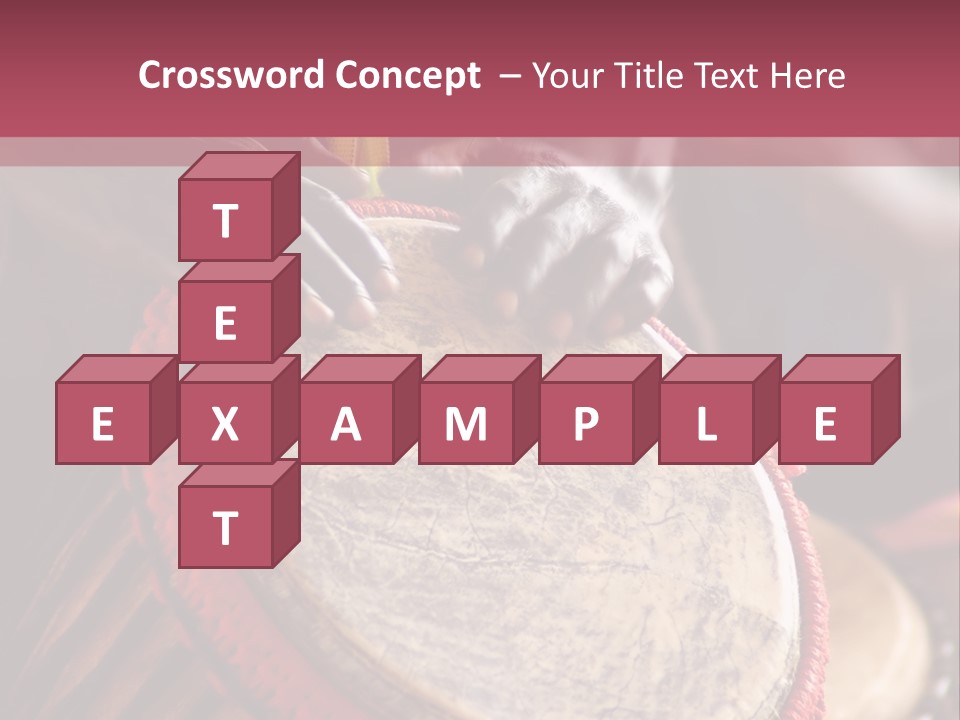 Rhythm Ceremony Drum PowerPoint Template