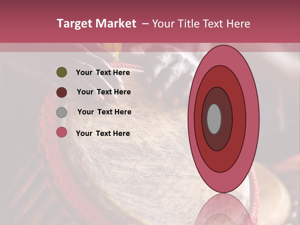 Rhythm Ceremony Drum PowerPoint Template